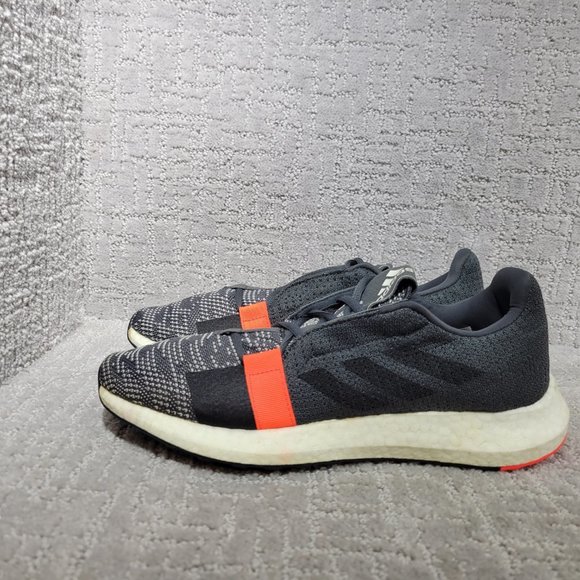 Adidas SenseBoost Go Men's Size US 9 Grey Six Core Black Athletic Sneakers. - Picture 1 of 11